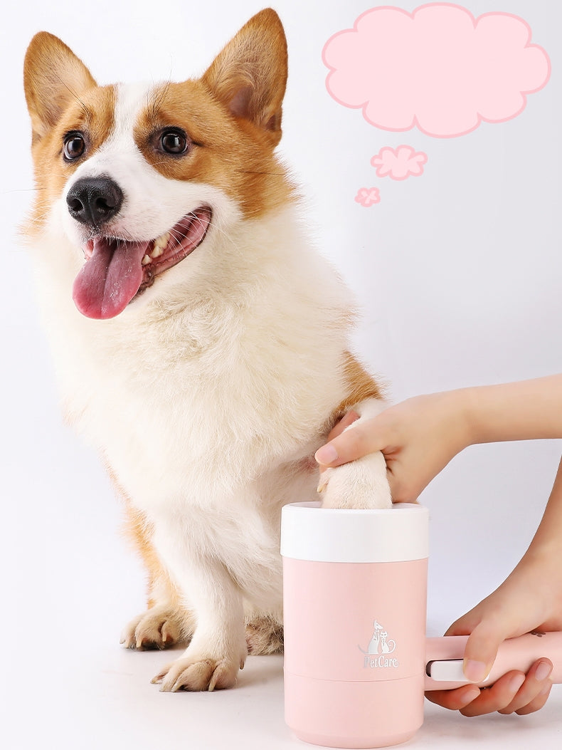 Dog Paw Cleaner – Portable Paw Washer for Cleaning Muddy Dog Paws